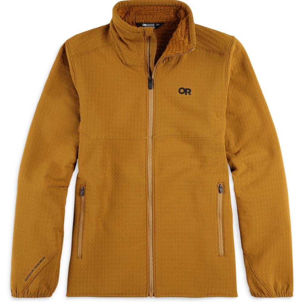 Outdoor Research Mustard Full-Zip Fleece Shirt Jacket Brand New With Tags